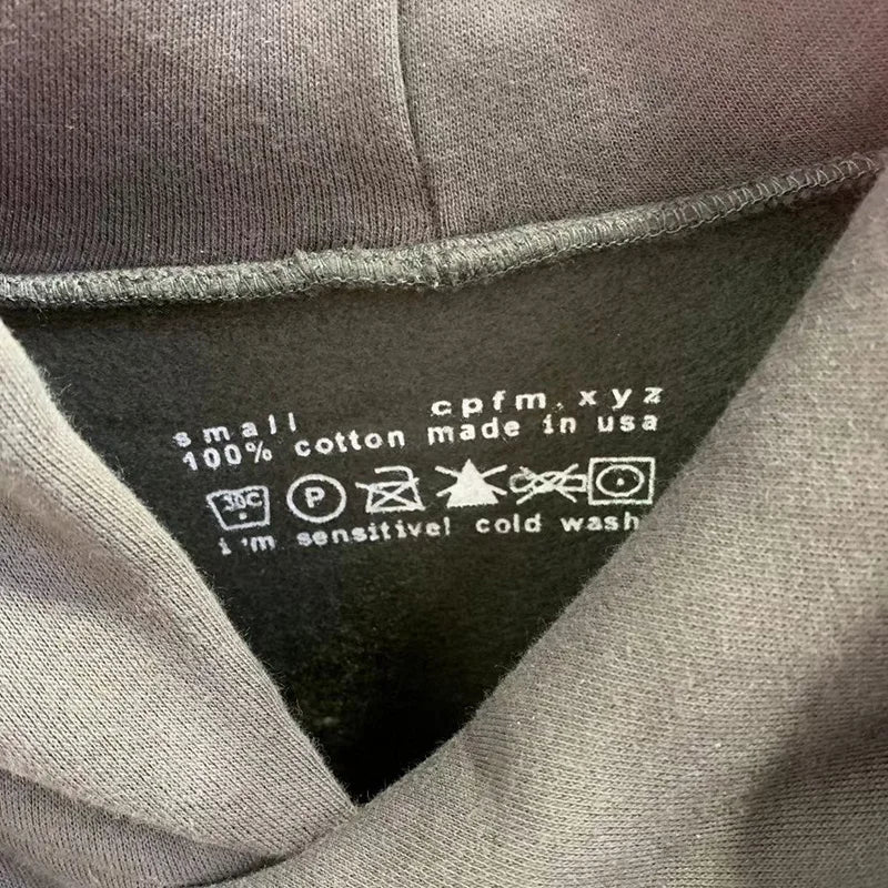 Men’s Oversized Graphic Cotton Fleece Hoodie