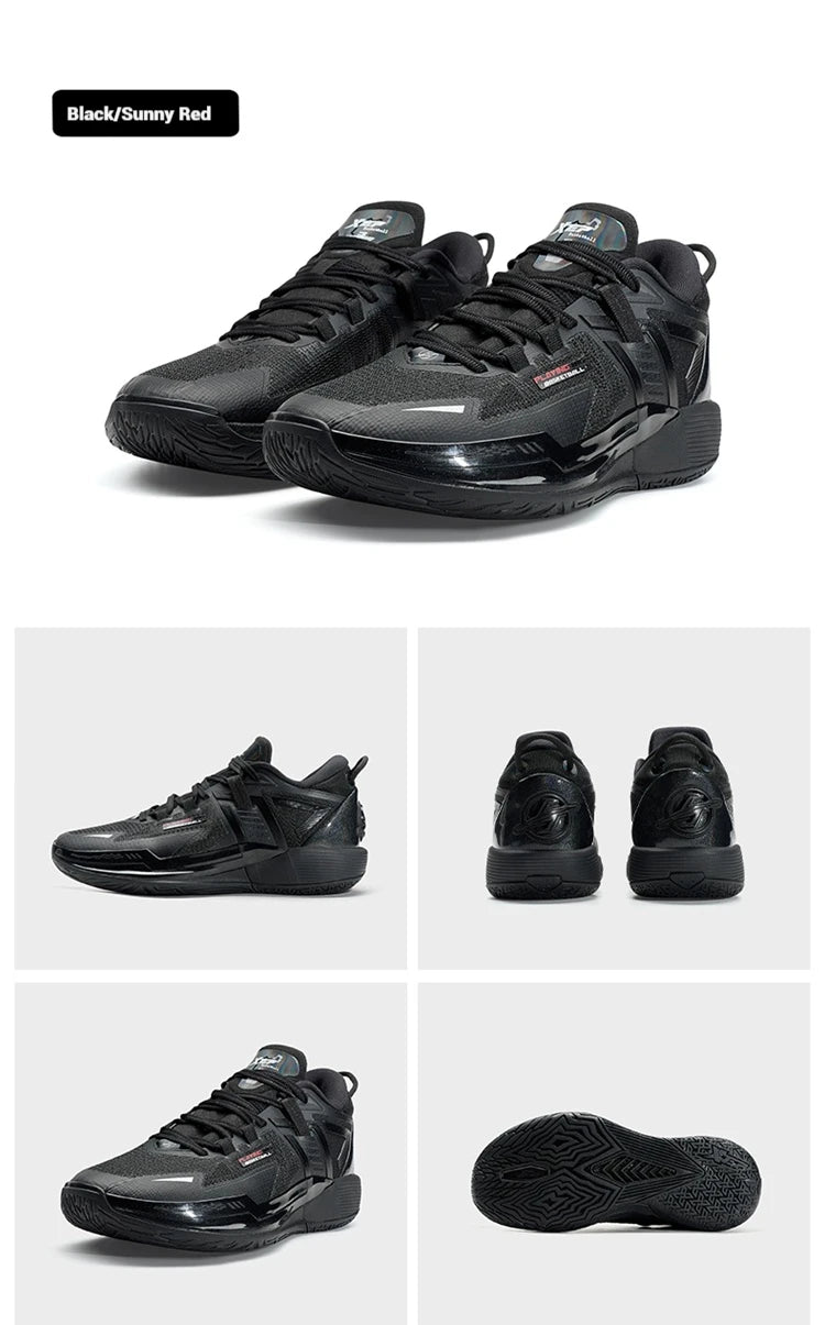Xtep Ling Ji Men's Basketball Shoes 2025 Spring Rebound Breathable Men's Sports Shoes Marathon Carbon Sneakers 875219120003