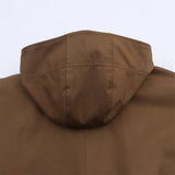 European Style Hooded Trench Jacket