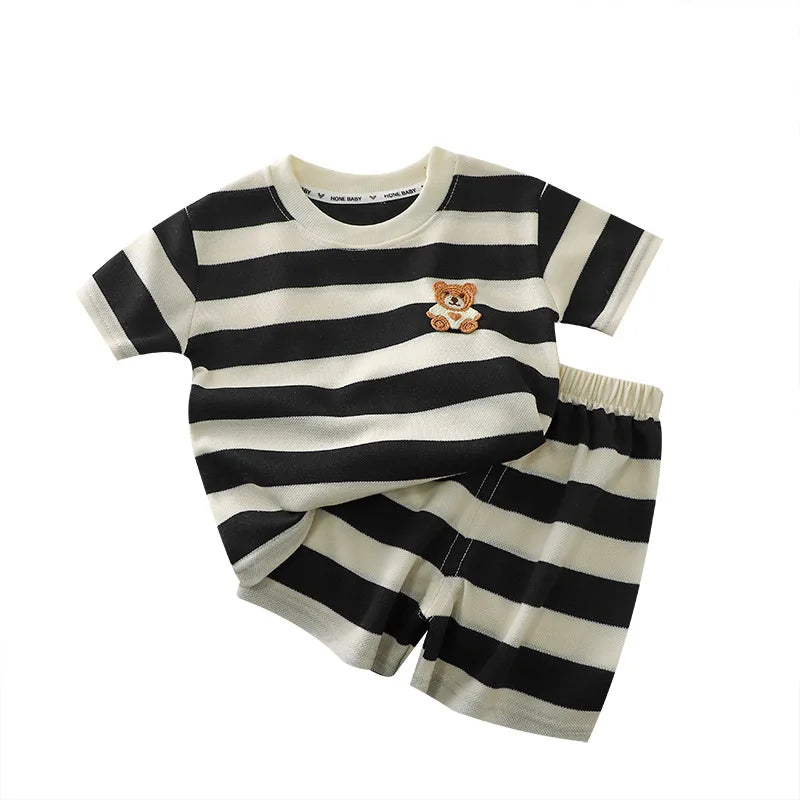 Kids' Striped Summer 2-Piece Set