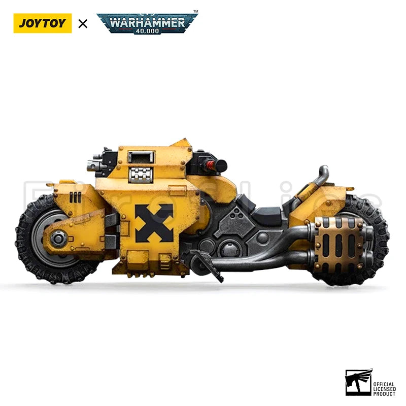 1/18 JOYTOY Action Figure Fists Raider-Pattern Combat Bike Anime Collection Model Toy