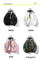 Hooded Bomber Pilot Jacket