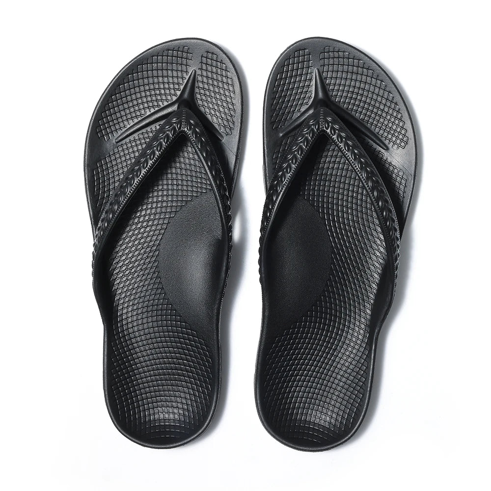 Crestar Women's Orthopedic Flip Flops Summer New EVA Sandals For Plantar Fasciitis Relief Comfort Unisex Non-slip Beach Slippers