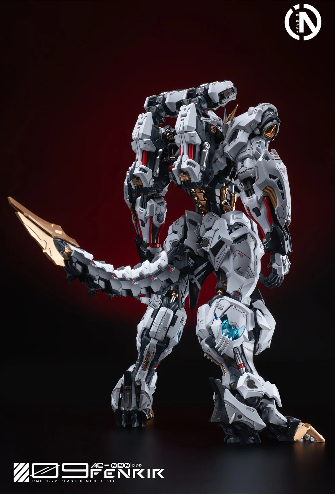 New In Stock IN ERA+ FNR-09 FENRIR Assembling Model Mecha Toys  Infinite Dimension RMD 1/72 PLASTIC MODEL KIT Wolf king