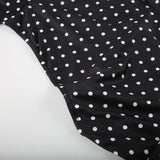 Polka Dot Halter Backless Mini Dress