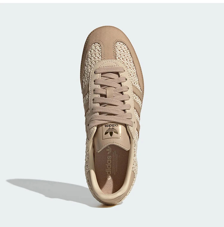 Adidas genuine clover women's knitted casual classic sports shoes JR9446