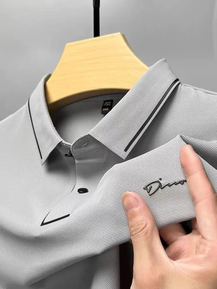 Men's Diamond Emblem Short-Sleeve Polo Shirt