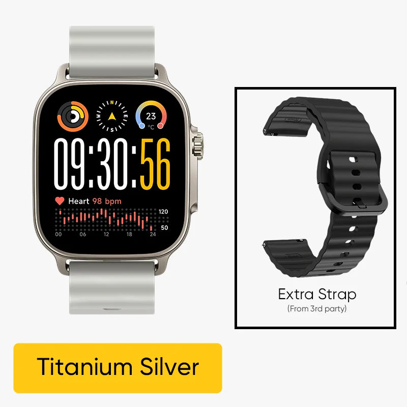 realme Watch 5 – 1.97" AMOLED GPS Smart Watch, 14-Day Battery