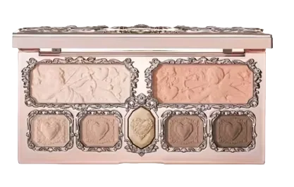 Flower Knows Strawberry Rococo Moonlight Mermaid Jewel Eyeshadow Palette 5 Colors Pearlescent Mashed Potatoes 2023