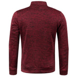 Men's Sweatshirts Half Zipper Pullover Male Long Sleeve Flleece Sweater Standcollar Snowflakes Hoodies Men Clothes