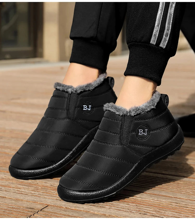 Lightweight Winter Fleece-Lined Sneakers