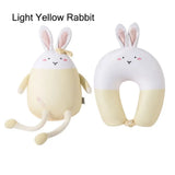 2-in-1 Cartoon Animal Travel Neck Pillow | U-Shape