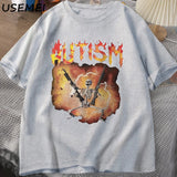 Skeleton Humor Autism Awareness Tee