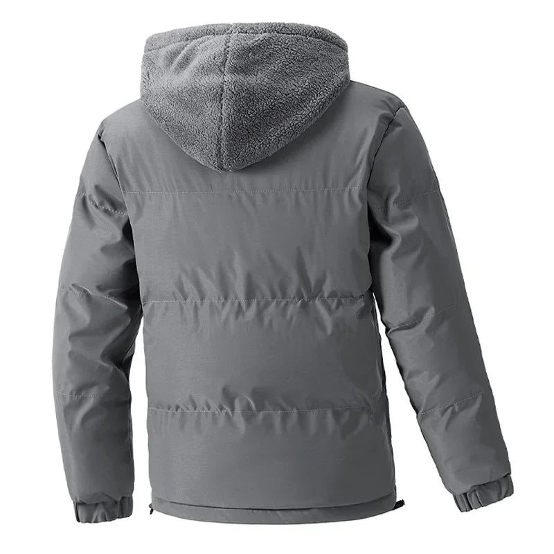 Men's Heavyweight Hooded Puffer Jacket | Plus Size
