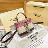 Carriage Emblem Crossbody Box Bag