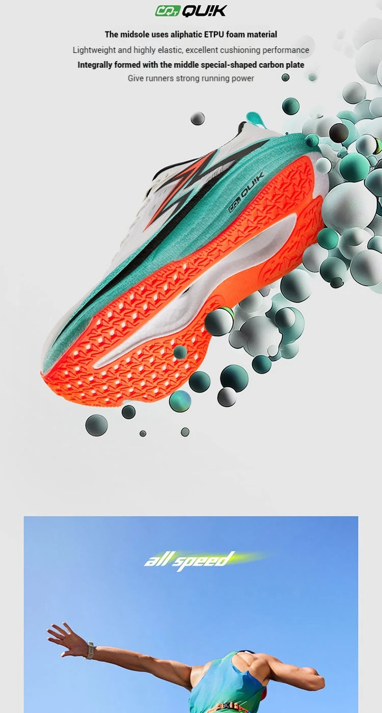 361 Degrees Flame 4.0 MIX Men‘s Running Shoes Racing Marathon Carbon Plate Stable Wear-resistant Jogging Male Sneaker 672512204