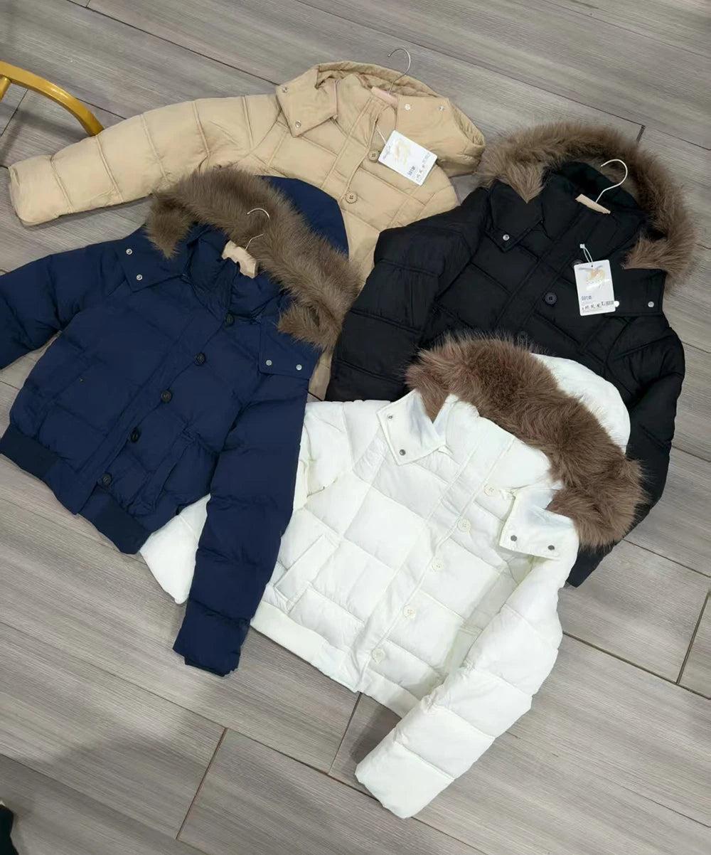 Winter Hooded Puffer Jacket