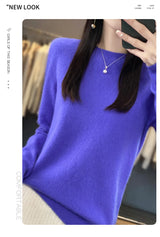 Women's Merino Wool Crew Neck Sweater