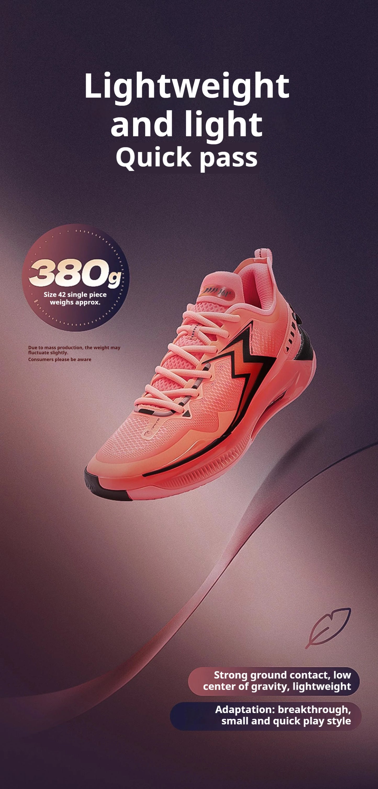 361 Degrees BIG3 5.0 Quick Pro Men Basketball Shoes Cushioning Lightweight Breathable Stable Flexible Male Sneakers 672421111
