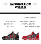 Men’s Graffiti Platform Sneakers