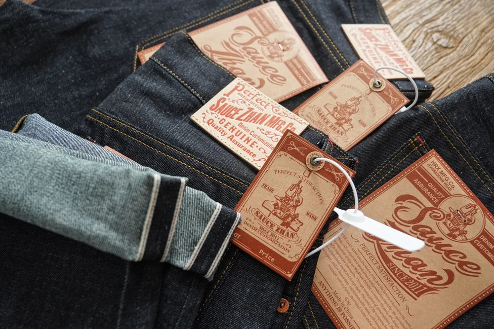 SauceZhan 344XX High-Rise Relaxed Selvedge Denim Jeans