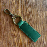 Free Customized Fashion Women Genuine Leather Keychain Vintage Creative Pendant Handmade Small Gift DIY Present Car Key Chain