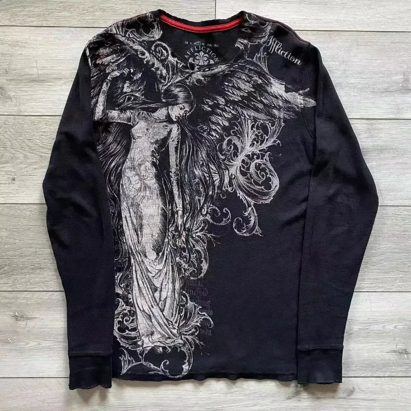 Y2K Gothic Harajuku Long Sleeve Tee