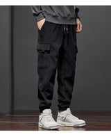 Men's Drawstring Casual Cargo Pants