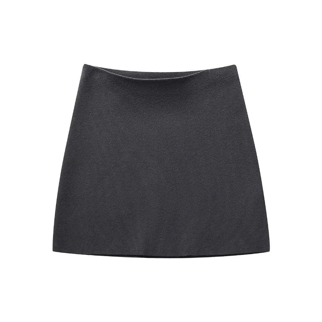 Elegant 2-Piece Knit Skirt Set