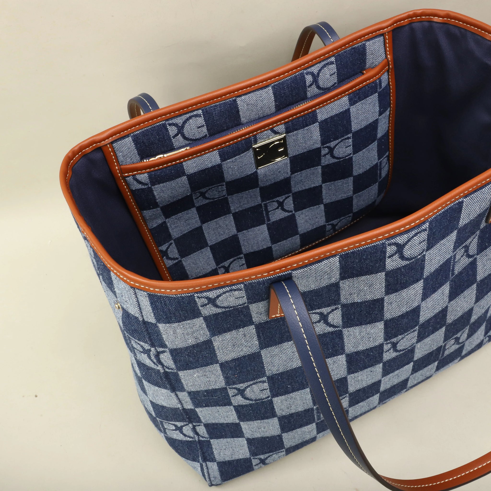 PG PATSY GARIS Luxury Brand Fashion Printed Women's Handbag 2026 Classic Commuting Multi functional Large Capacity Handbag
