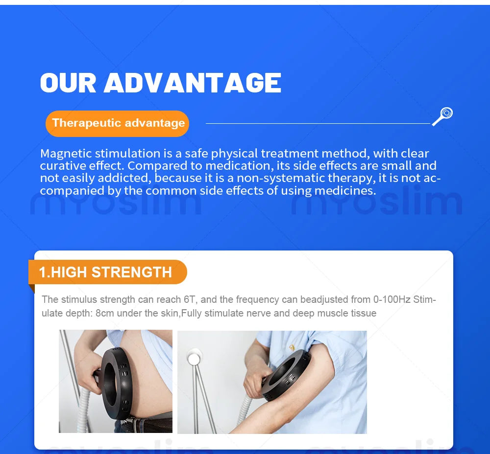 Portable Emtt Physio Magneto Therapy Magnetoterapia Pain Relief PEMF Sports Injury Therapy Magnetotherapy Physiotherapy Machine