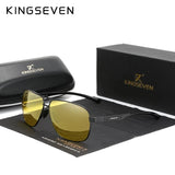 KINGSEVEN Brand Classic Male Sunglasses Men Fashion Polarized UV400 Retro Glasses Outdoor Driving Causal High Quality Eyewear