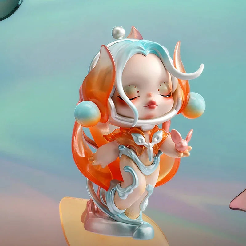 POP MART SKULLPANDA The Sound Series Blind Box Toys Kawaii Anime Blind Box Action Figure Surprise Mystery Box Dolls Girls Gift