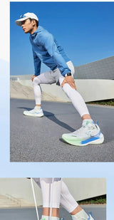 Xtep Kunpeng Running Shoes for Men 2025 Summer Shock-absorbing Rebound Lightweight Breathable Mesh Sport Shoes 875219110025