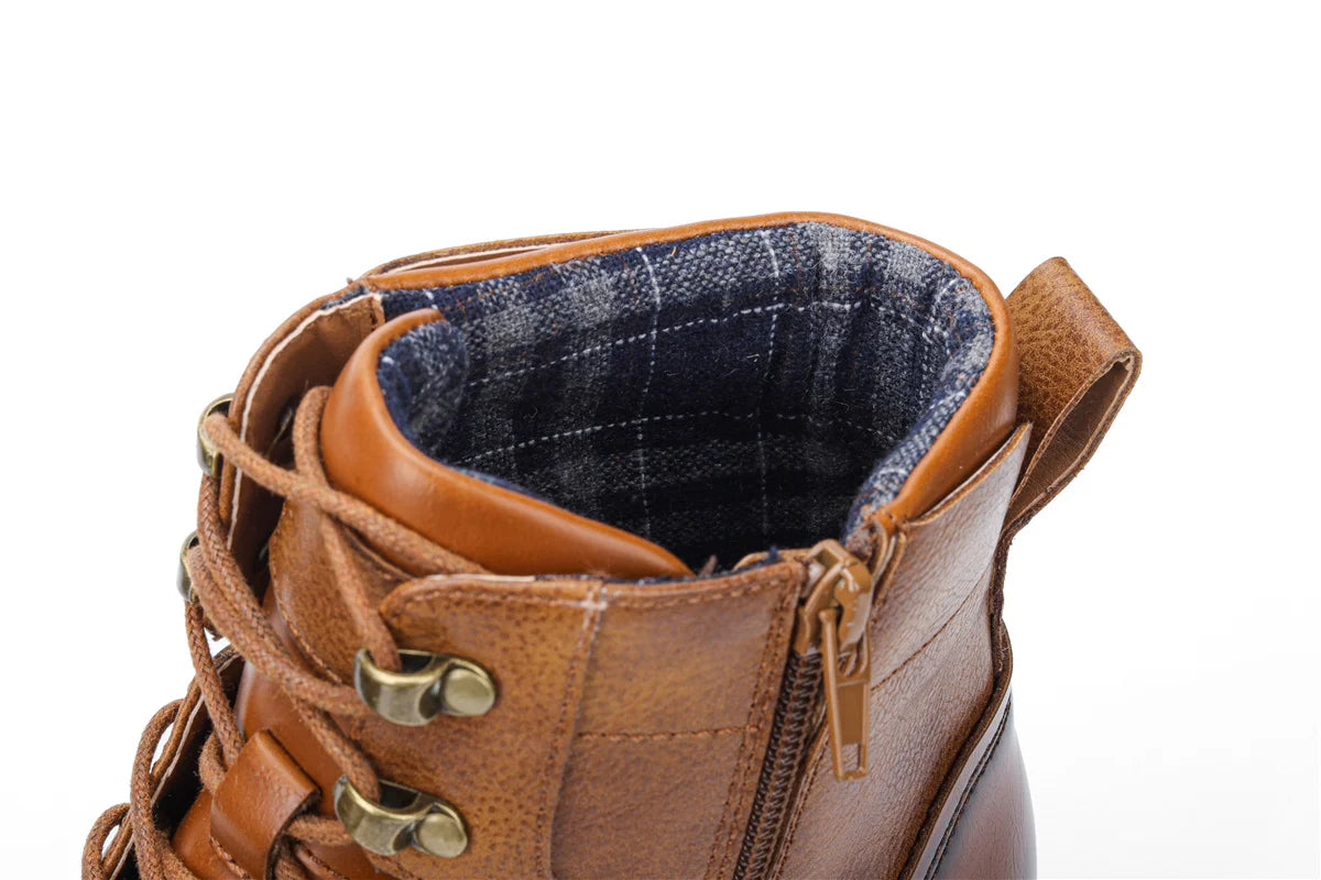 Retro Men Boots  Fashion Comfortable  Spring Leather Boots