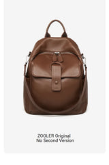 HOT ZOOLER Full Skin 100% Genuine Leather Backpack Women's Bag Classic 2026 New Large Backpack Designer Business Need #SC1700