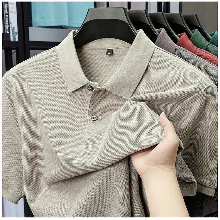 Men's Premium Cotton Polo Shirt – 19 Colors