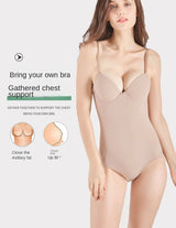 Underwire White Bodysuit Shaper – Silky Stretch Medium Control Shapewear