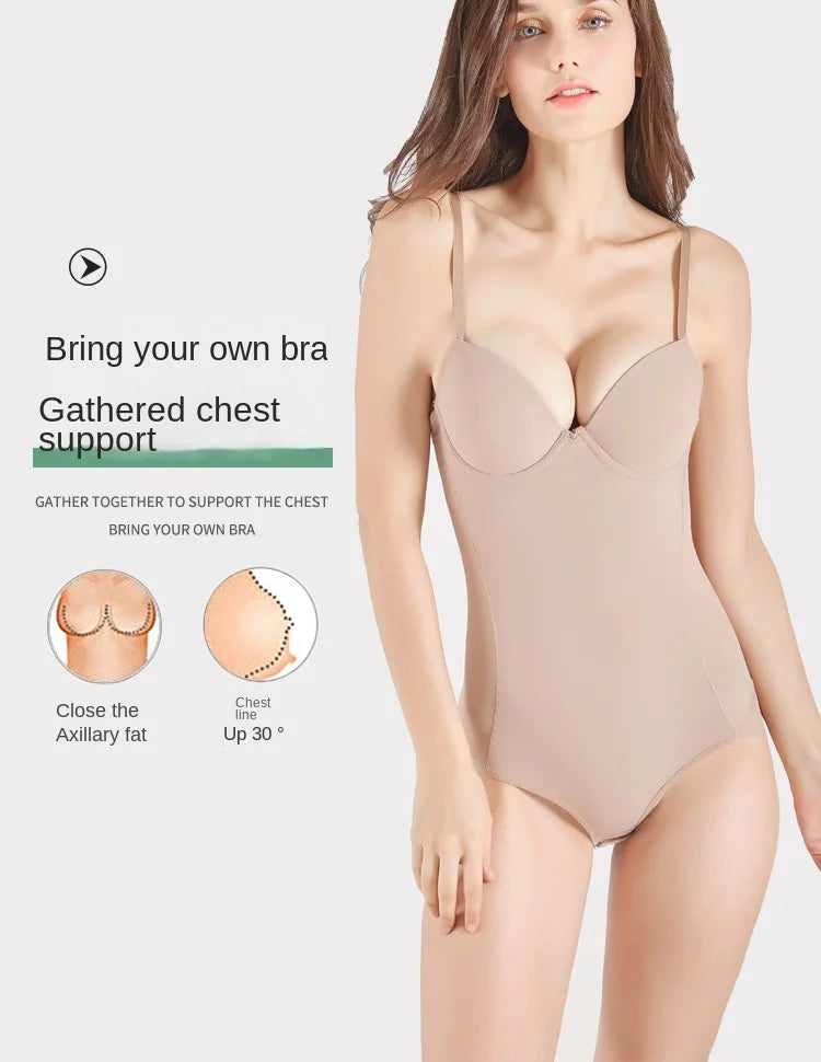 Underwire White Bodysuit Shaper – Silky Stretch Medium Control Shapewear
