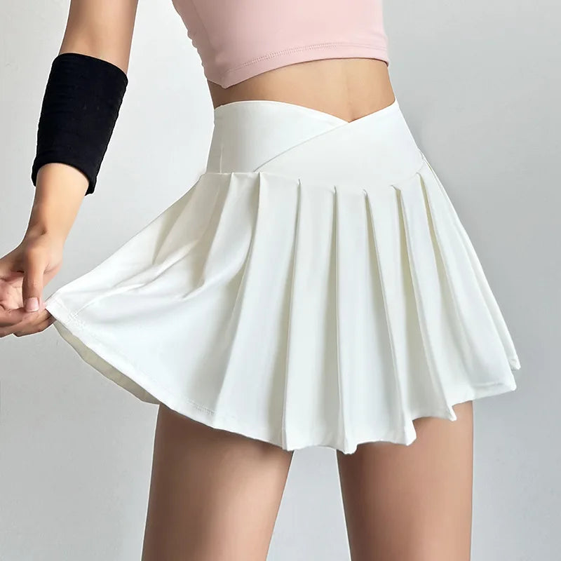 Women’s High-Waist Pleated Active Skort