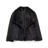 Elegant Faux Fur Oversized Coat