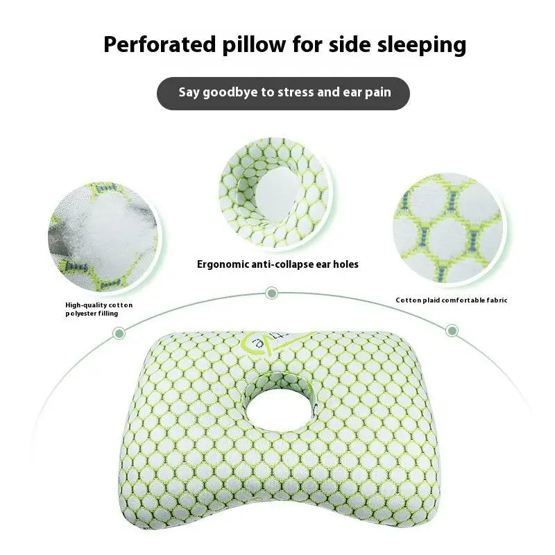 Ear Comfort Pillow with Ear Hole – Side Sleeper & Piercing Relief