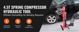 SucceBuy Strut Spring Compressor 4.5 Ton/9920 LBS Hydraulic Jack 1 Ton Rated Compression Force Auto Strut Coil Spring Compressor