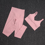 TRY TO BN Gym Sets Woman 2 Piece Sports Bra High Waisted Leggings Fitness Sportswear Women's Tracksuit Yoga Wear Workout Clothes