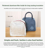 Insulated Lunch Bag Insulation Bento Pack for Men Women BPA Free Leakproof Food Container Carrier with Handle