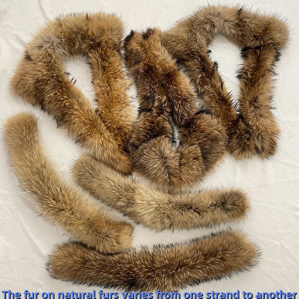 Premium Natural Fur Trim Down Jacket