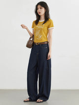 Women's High-Waist Wide Leg Denim Jeans | Relaxed Fit