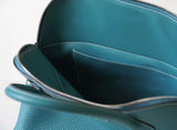Premium Semi-handmade First-layer Cowhide Bowling Bag Portable Shoulder Large Shell Bag Commuting Temperament Versatile