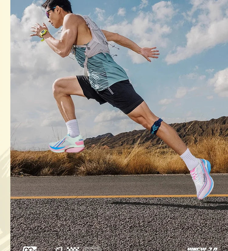 IRUNSVAN 2025 Carbon Shoes Trail Running Shoes Marathon Air Cushion Men Sports Running Shoes Original Trendy Casual Unisex