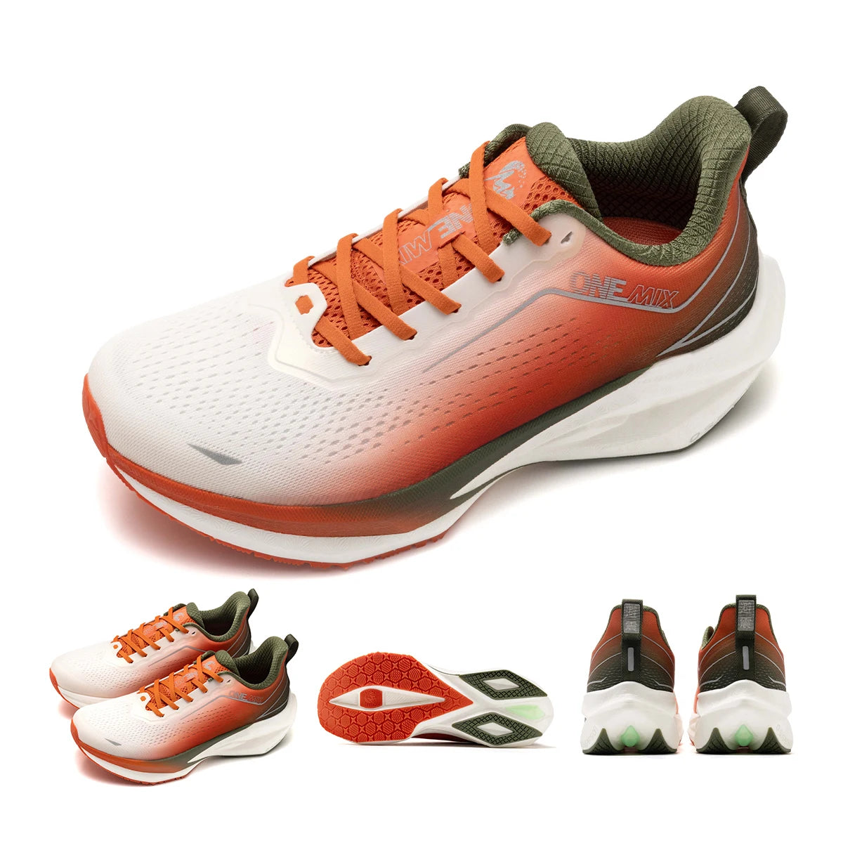 ONEMIX Outdoor Jogging Running Shoes for Men Super Light Outdoor Athletic  Sneakers Elevator Antislip Walking Shoes Female